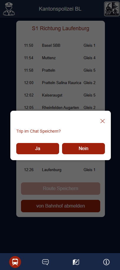 Trip speichern